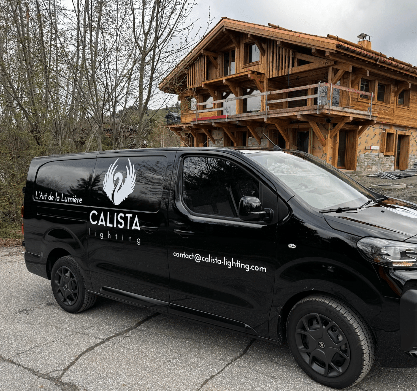 Le Focusing, camion transport calista lighting